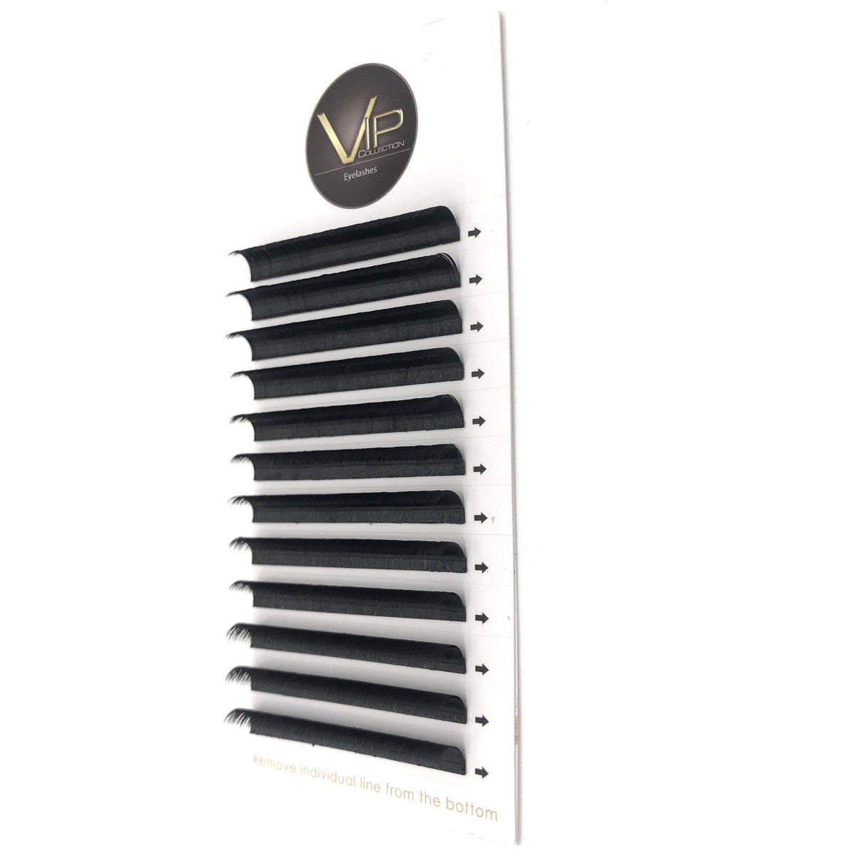 VIP Quick Fan Eyelash Extensions 12 Lines 0.07 D Curl - Pick Size