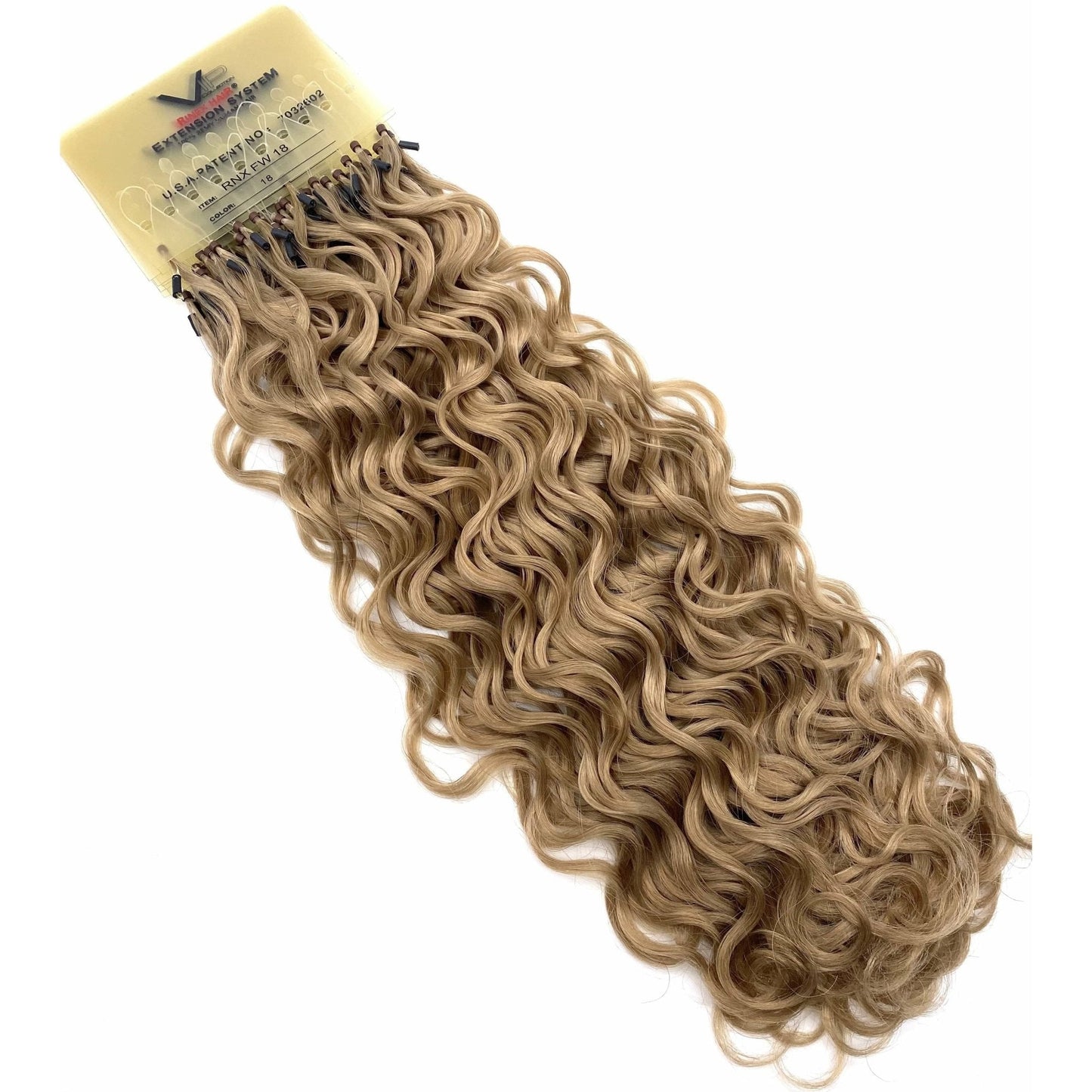 VIP Extensions RineX System Curly 18" Hair Extensions NWT