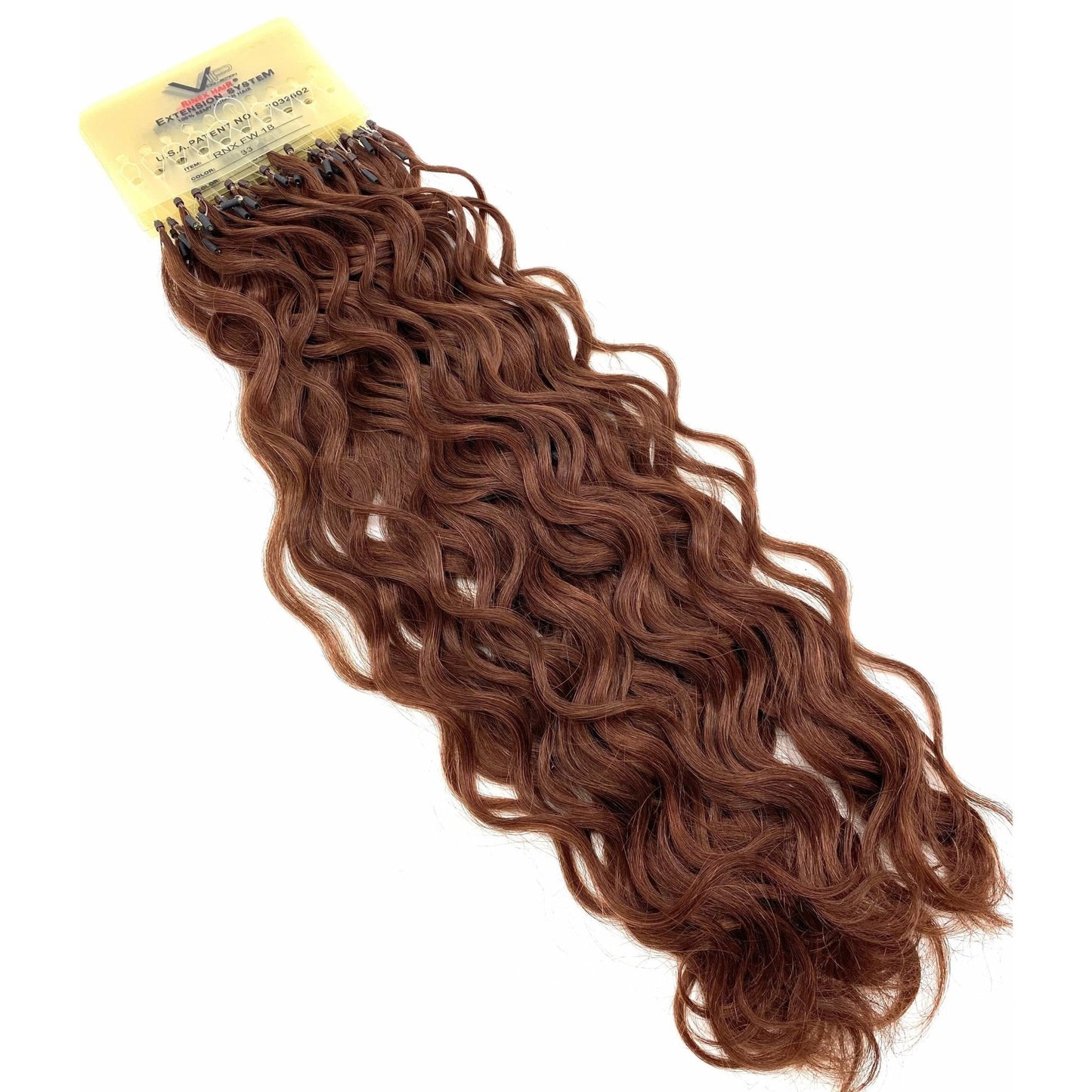 VIP Extensions RineX System Curly 18" Hair Extensions NWT