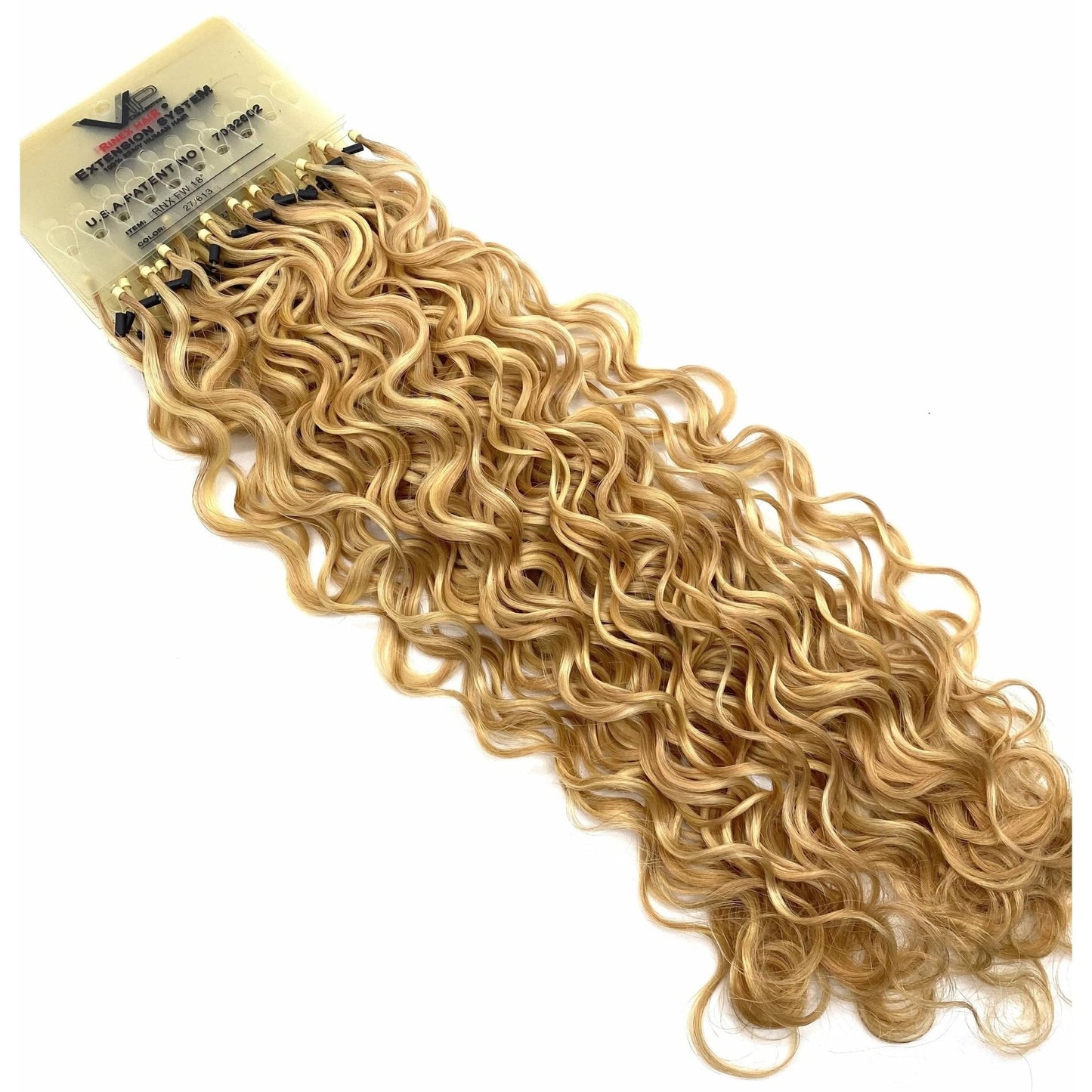 VIP Extensions RineX System Curly 18" Hair Extensions NWT