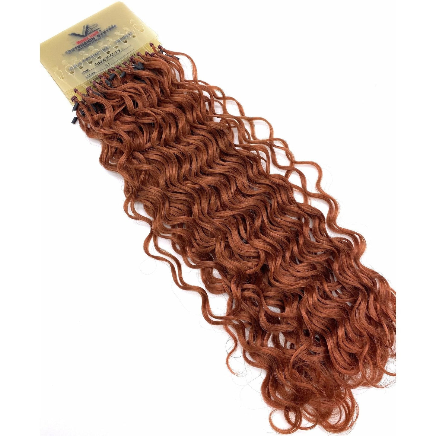 VIP Extensions RineX System Curly 18" Hair Extensions NWT