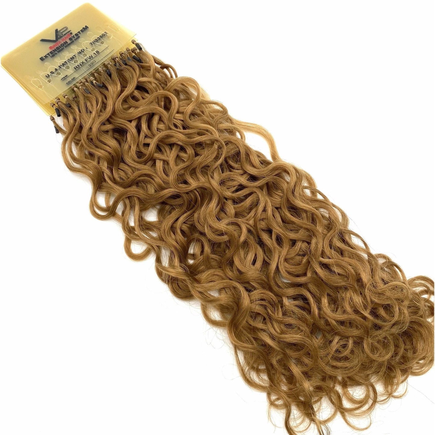 VIP Extensions RineX System Curly 18" Hair Extensions NWT