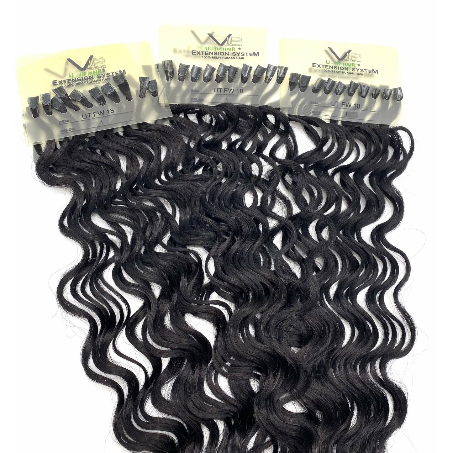 VIP U-Tip System Curly 18" Hair Extensions