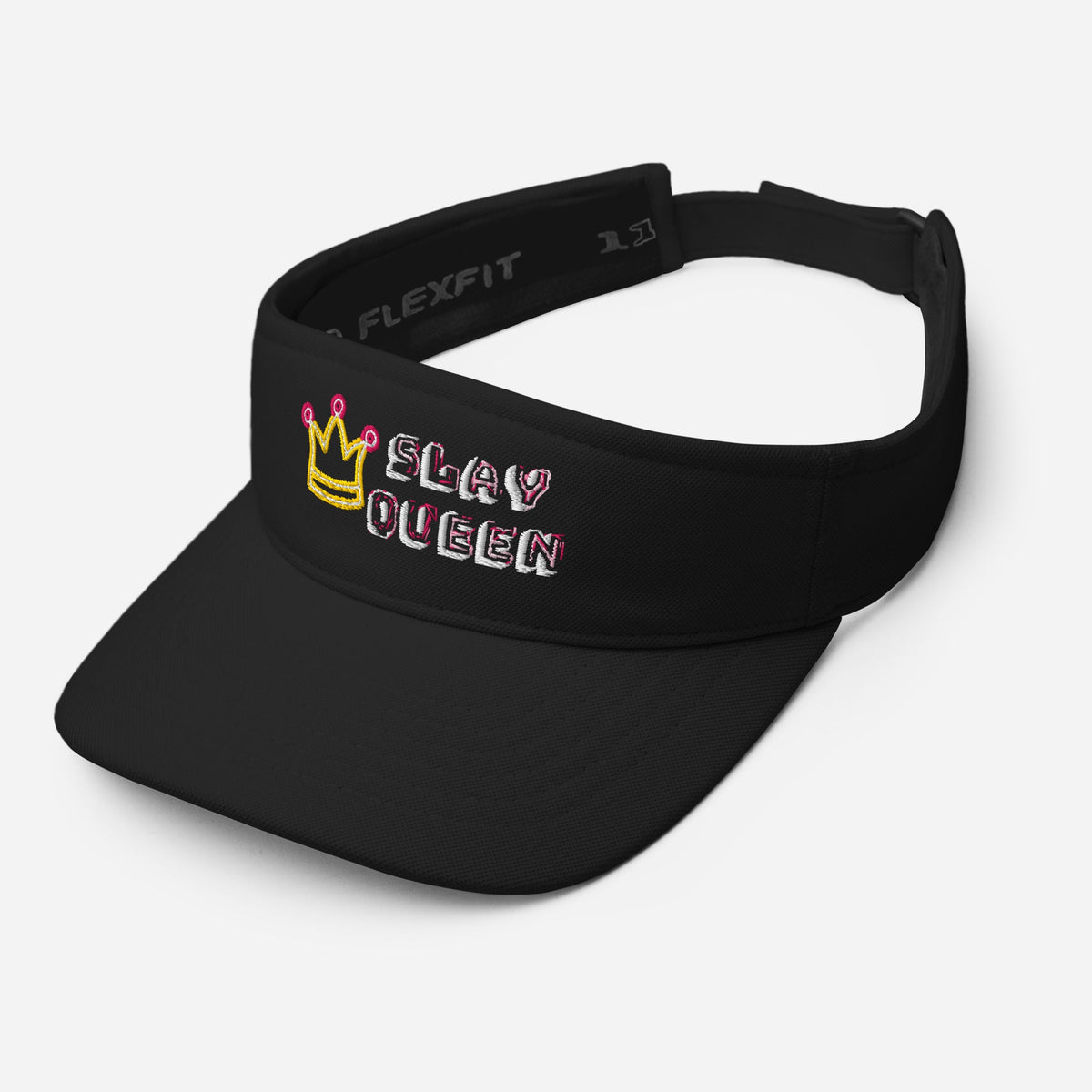 Slay Queen Embroidered Adjustable Sun Visor