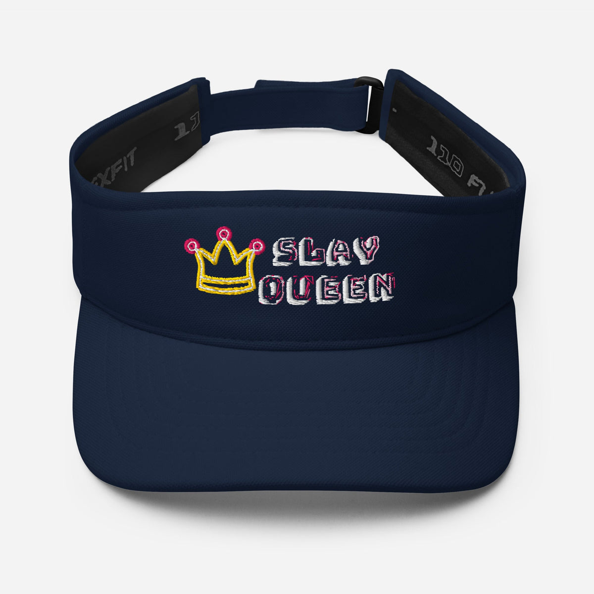 Slay Queen Embroidered Adjustable Sun Visor