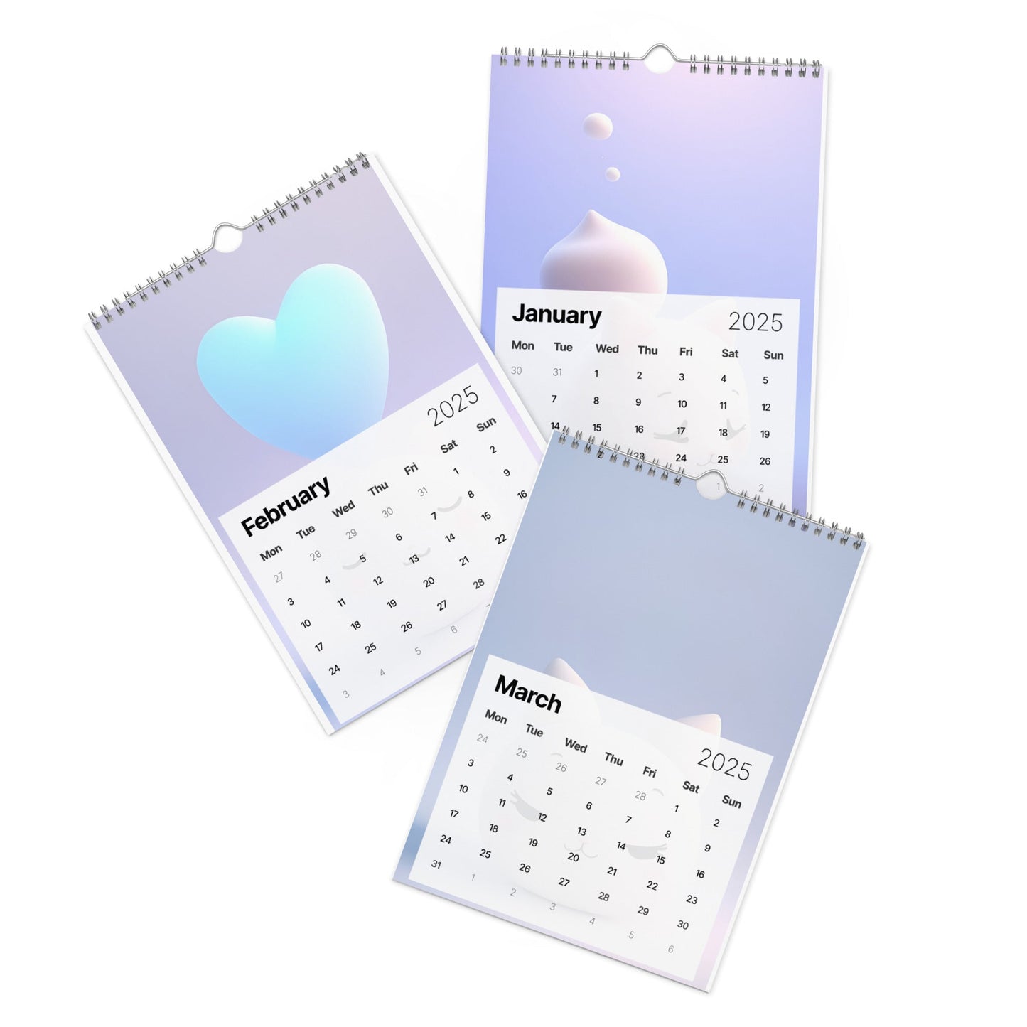 CalmCaressASMR Wall Calendar (2026)