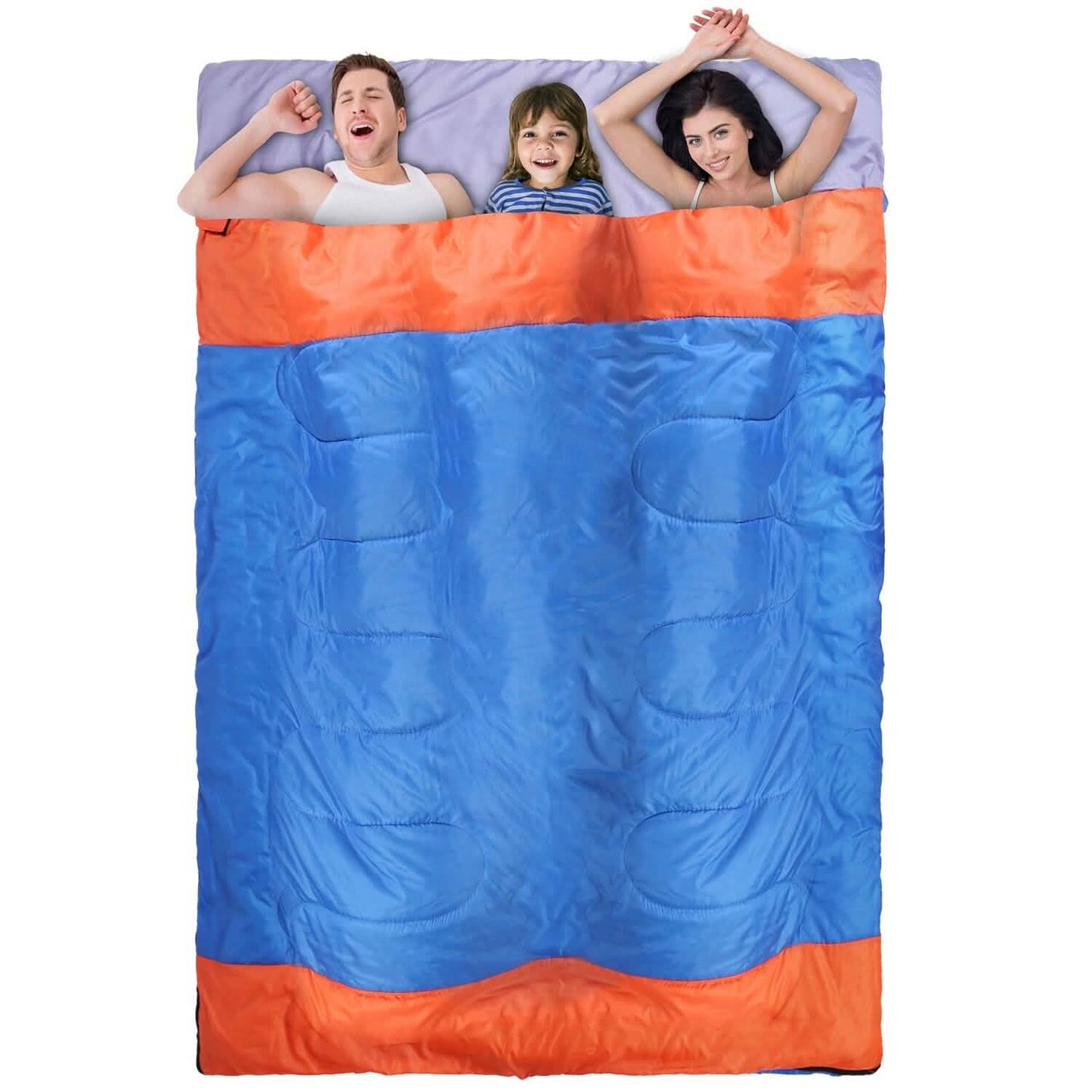 Water Resistant Camping Cotton Liner Sleeping Bag with Sack