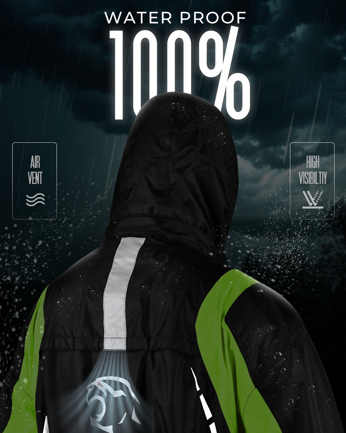 Traje de lluvia JAG Rainmaster para hombres y mujeres | Equipo impermeable para la lluvia