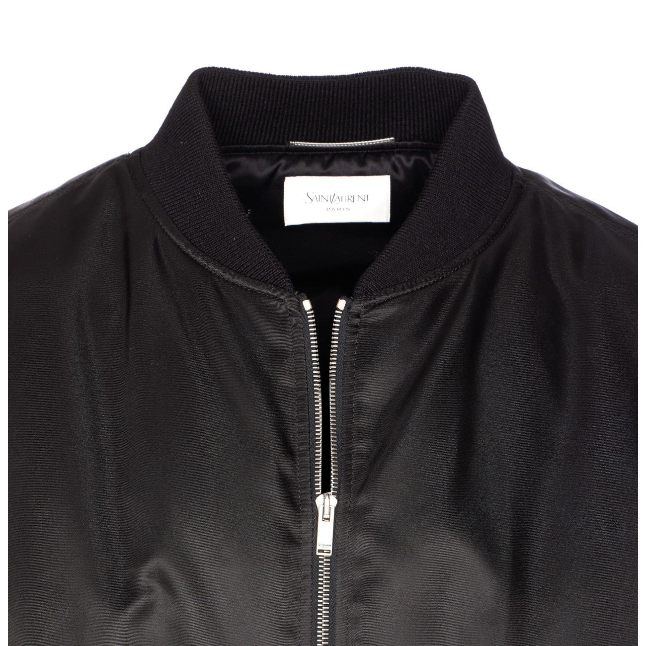 Bomber de sarga de nailon impermeable Saint Laurent para hombre