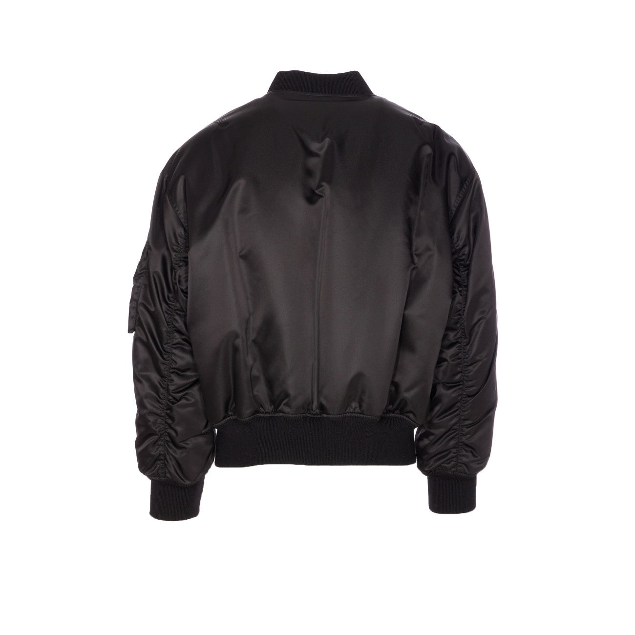 Bomber de sarga de nailon impermeable Saint Laurent para hombre