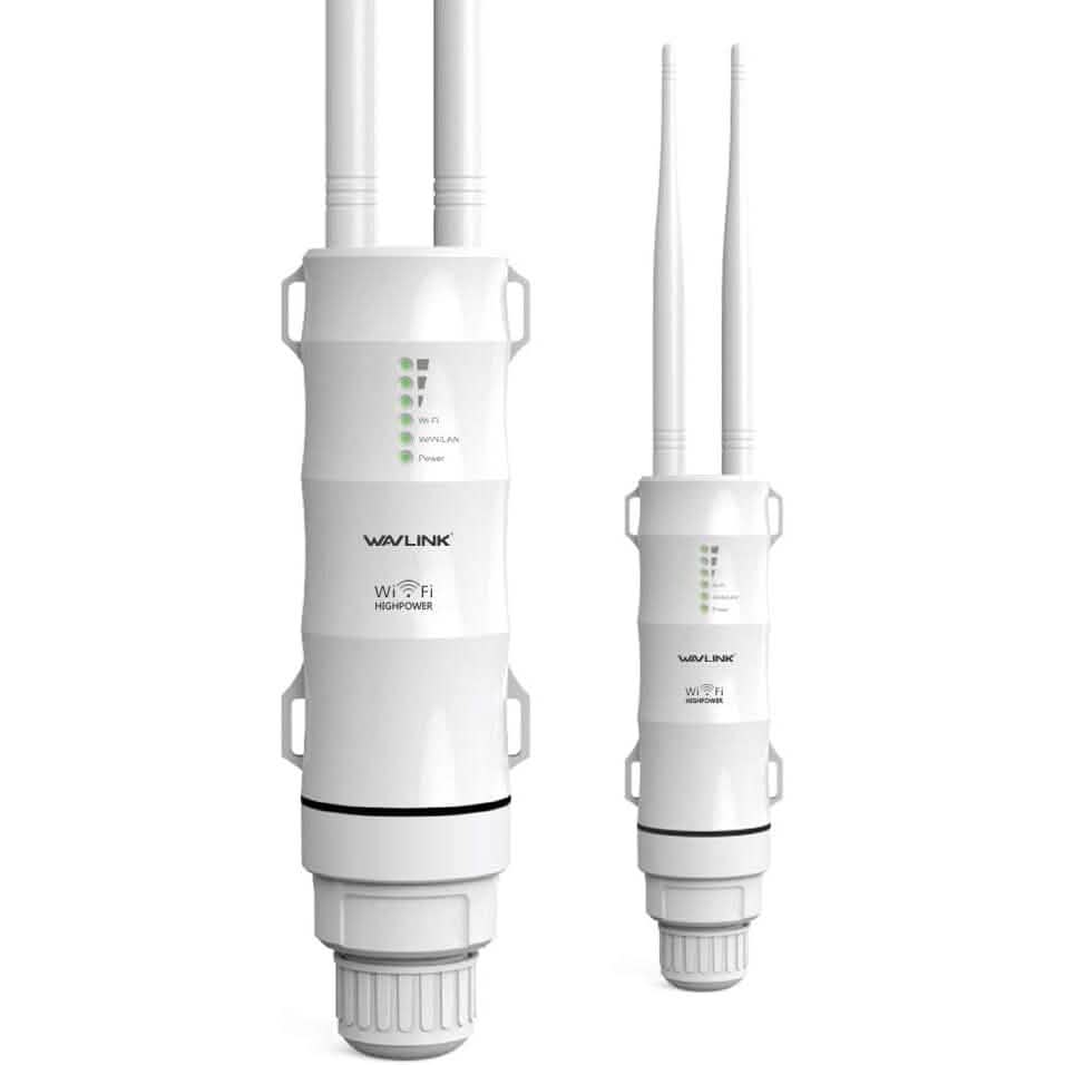 WAVLINK Outdoor WiFi Range Extender AC600 High Power Weatherproof Outdoor WiFi Extender  (Refurbished)