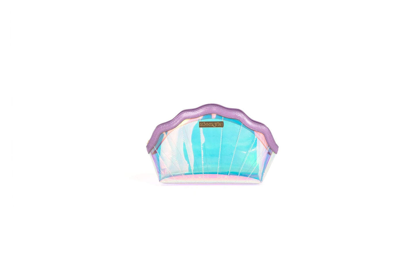 Bolsa de cosméticos con concha de sirena