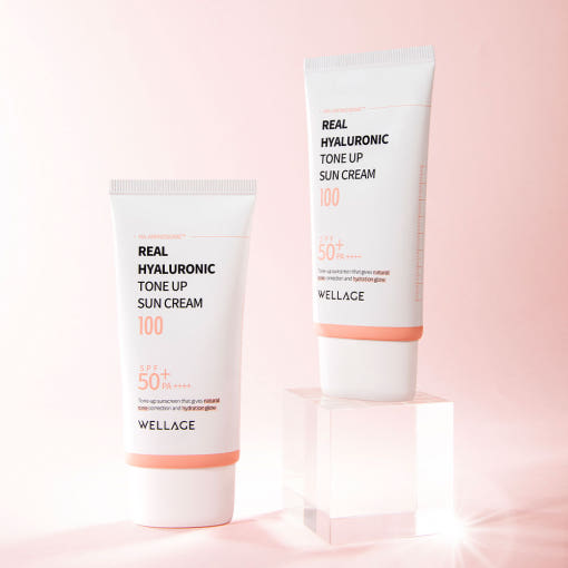 WELLAGE Real Hyaluronic Tone-up Sun Cream SPF50+ PA++++ 50ml