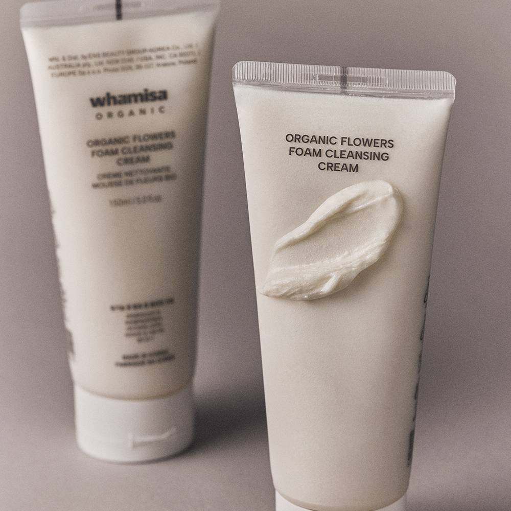 whamisa Organic Flowers Foam Cleansing Cream 150ml