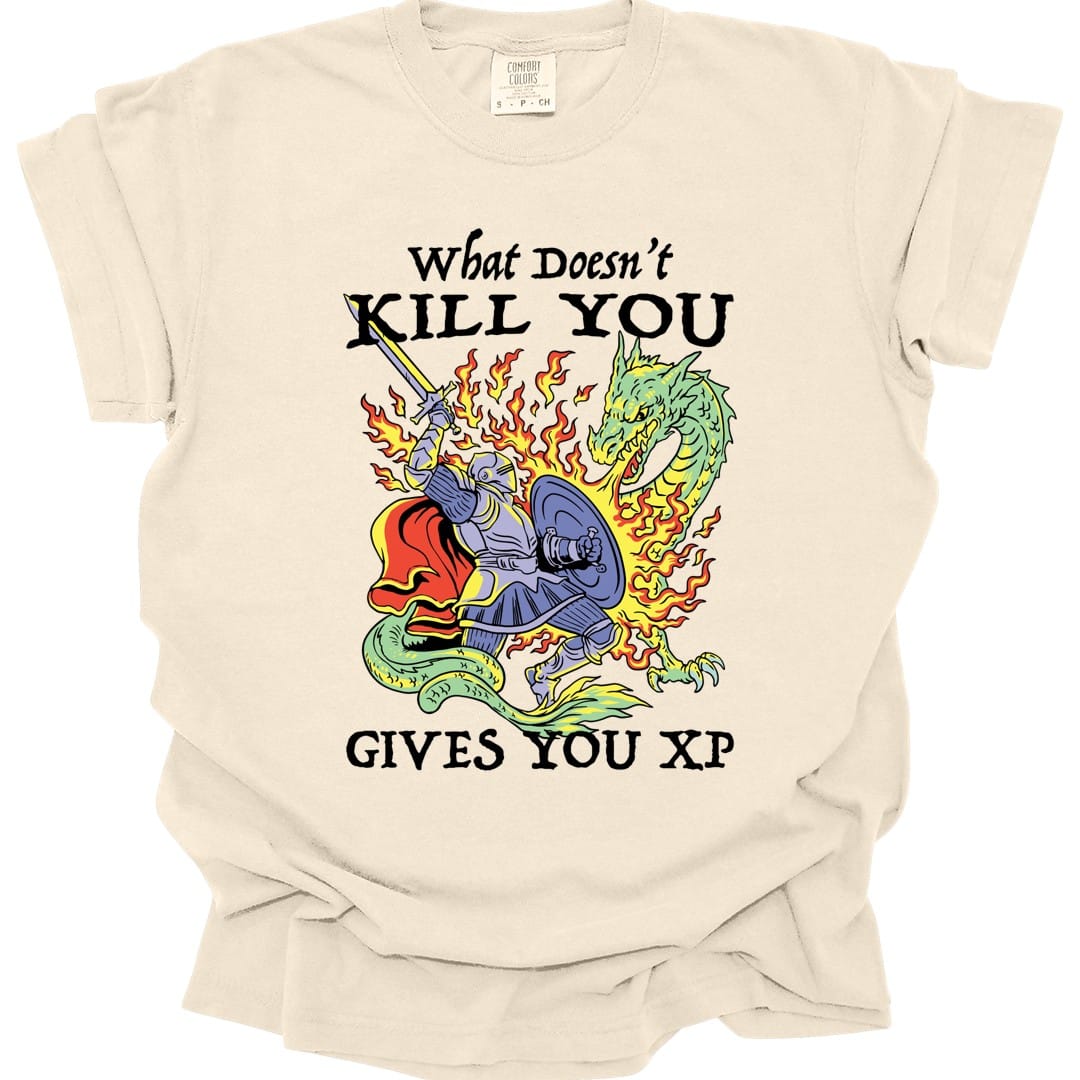 What Doesn't Kill You Gives You XP T-Shirt - Comfort Colors