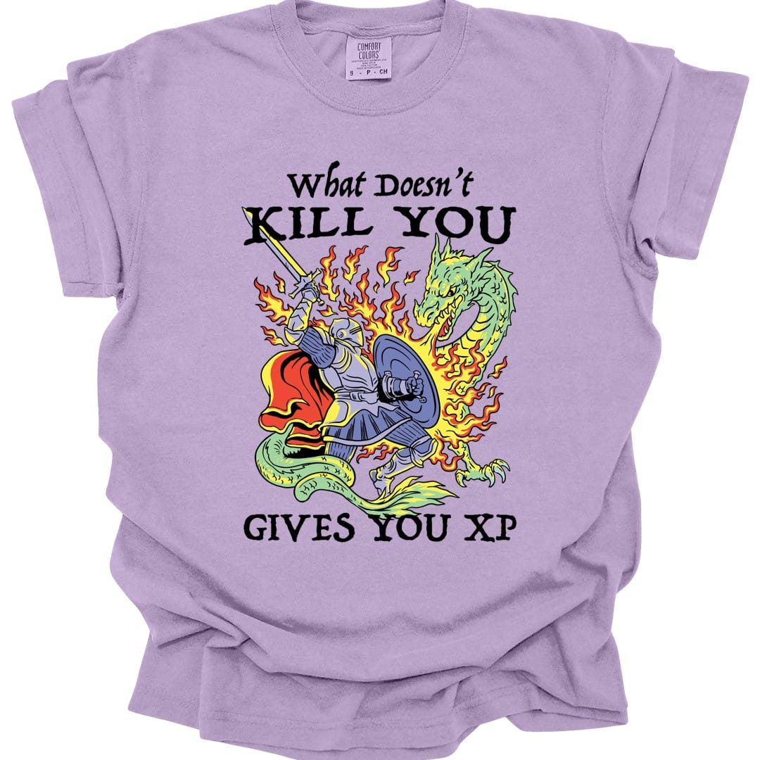 What Doesn't Kill You Gives You XP T-Shirt - Comfort Colors
