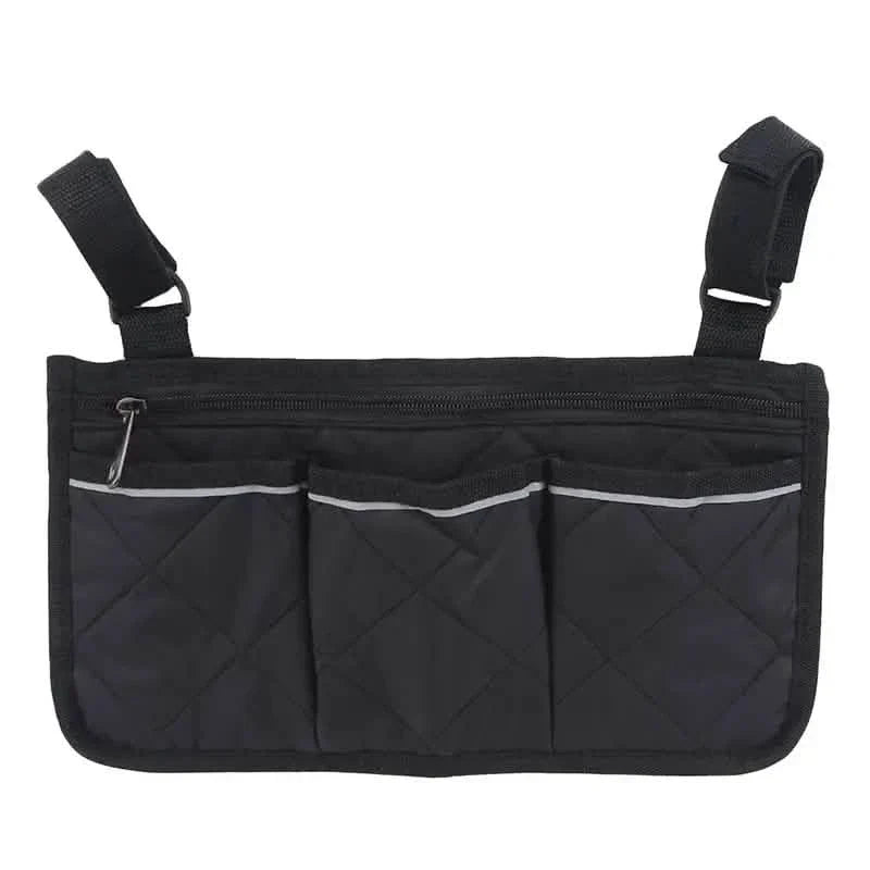Wheelchair Armrest Organizer Bag