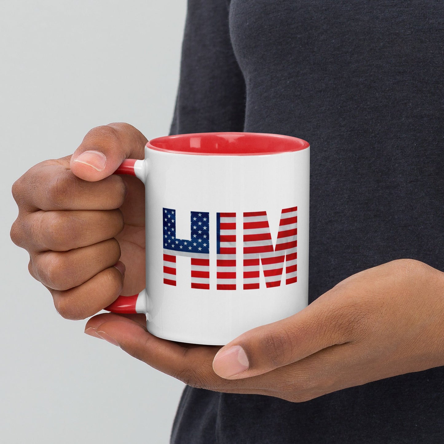 ÉL - Taza con color interior