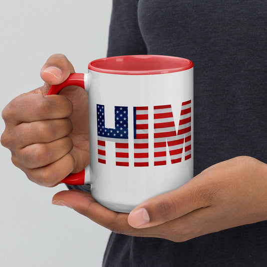 ÉL - Taza con color interior