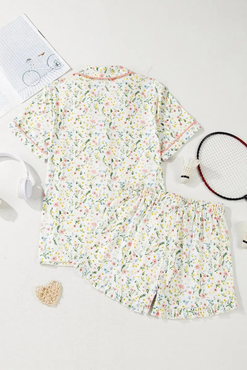 Accessories Love Salve Floral Pajama Set Women's Summer Sleepwear Comfy & Lightweight