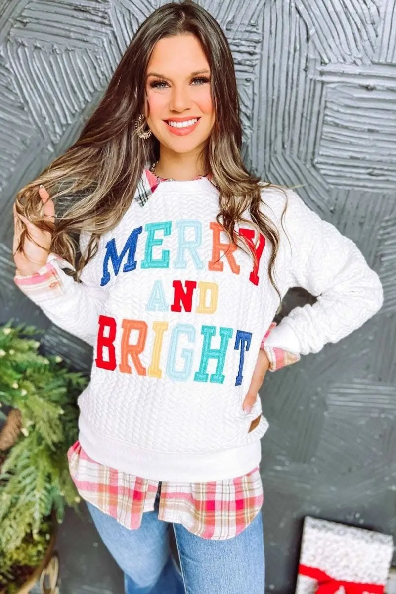 Sweatshirt - Cable Knit - Cozy Winter Essential