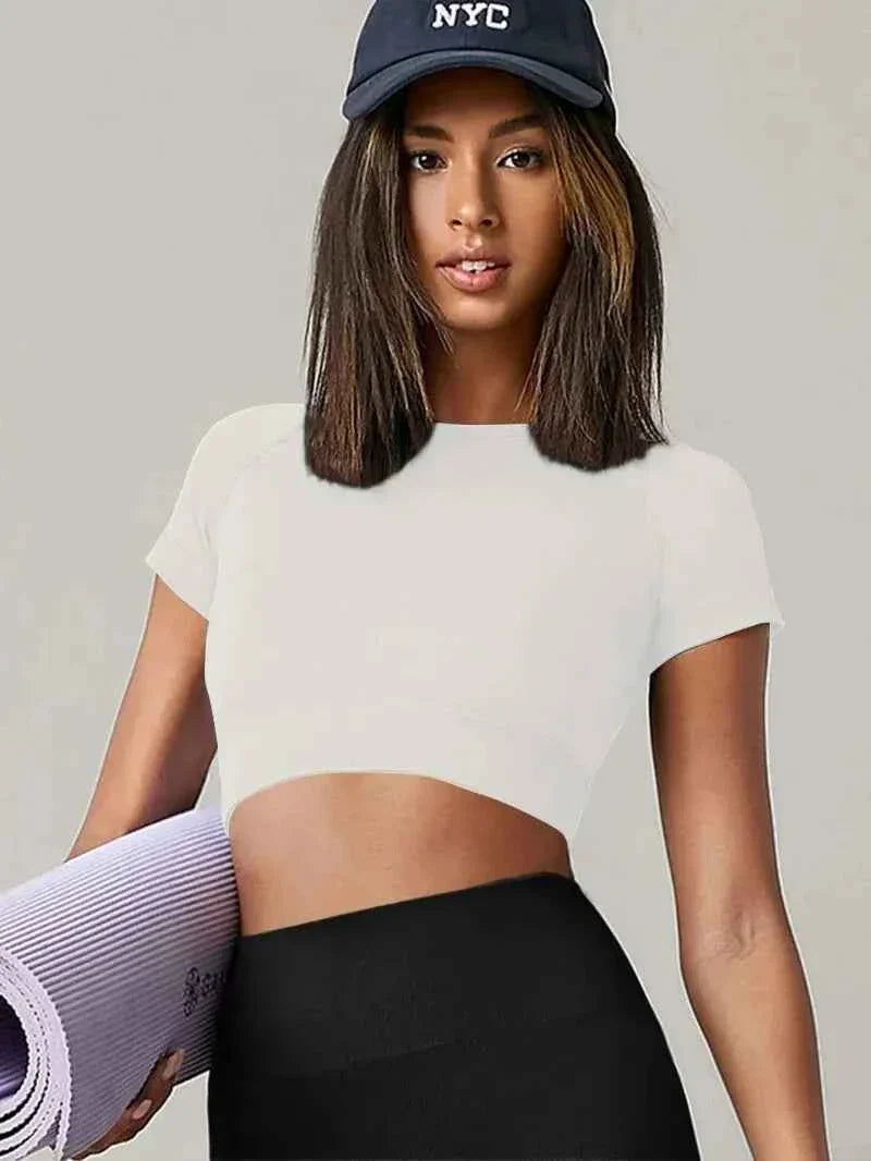 Top Corto THRIXINE Elite: Ropa Deportiva Negra de Calidad Superior