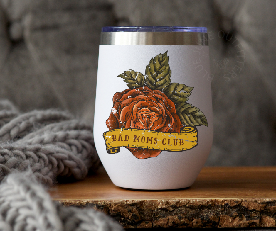 Bad Moms Club Tattoo | Stainless Steel Tumbler