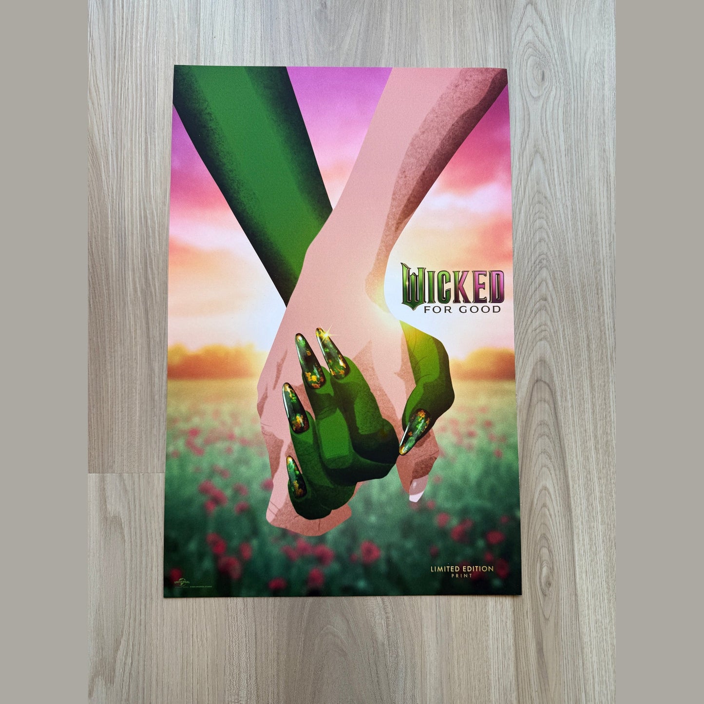 Wicked: For Good Limited Edition Premiere Screening Poster (17" x 10.75")