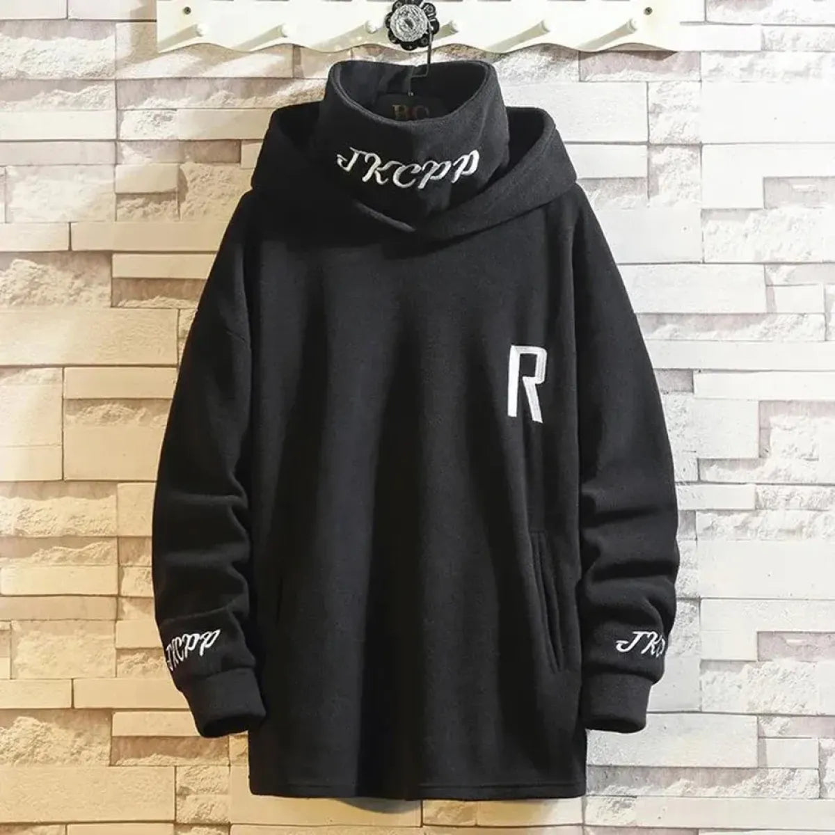 Sudadera con Capucha Técnica Cortavientos