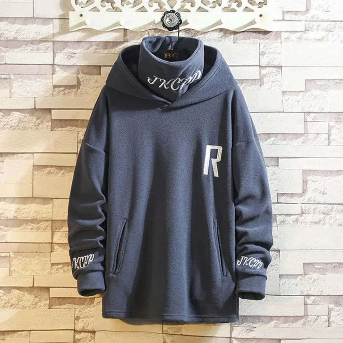 Sudadera con Capucha Técnica Cortavientos
