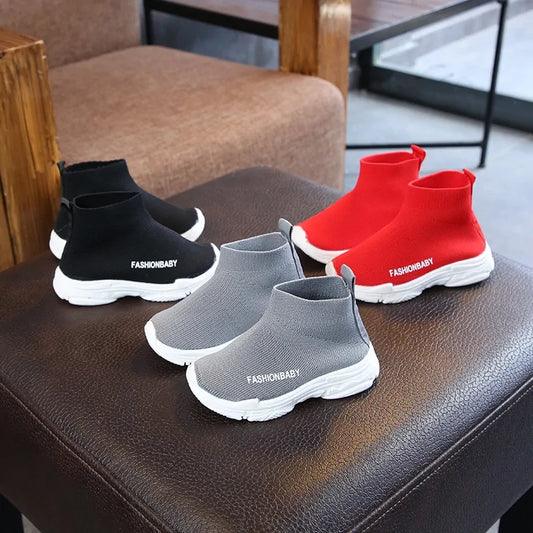 Winter Kids Slip-on Breathable Snow Boots Casual Shoes - # BOAA71510007