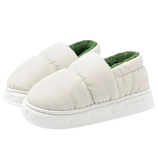 Winter Waterproof Anti-Slip Cotton Slippers - # BOAA73410001