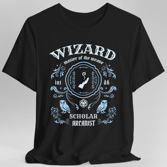 Camiseta con etiqueta vintage de clase de mago