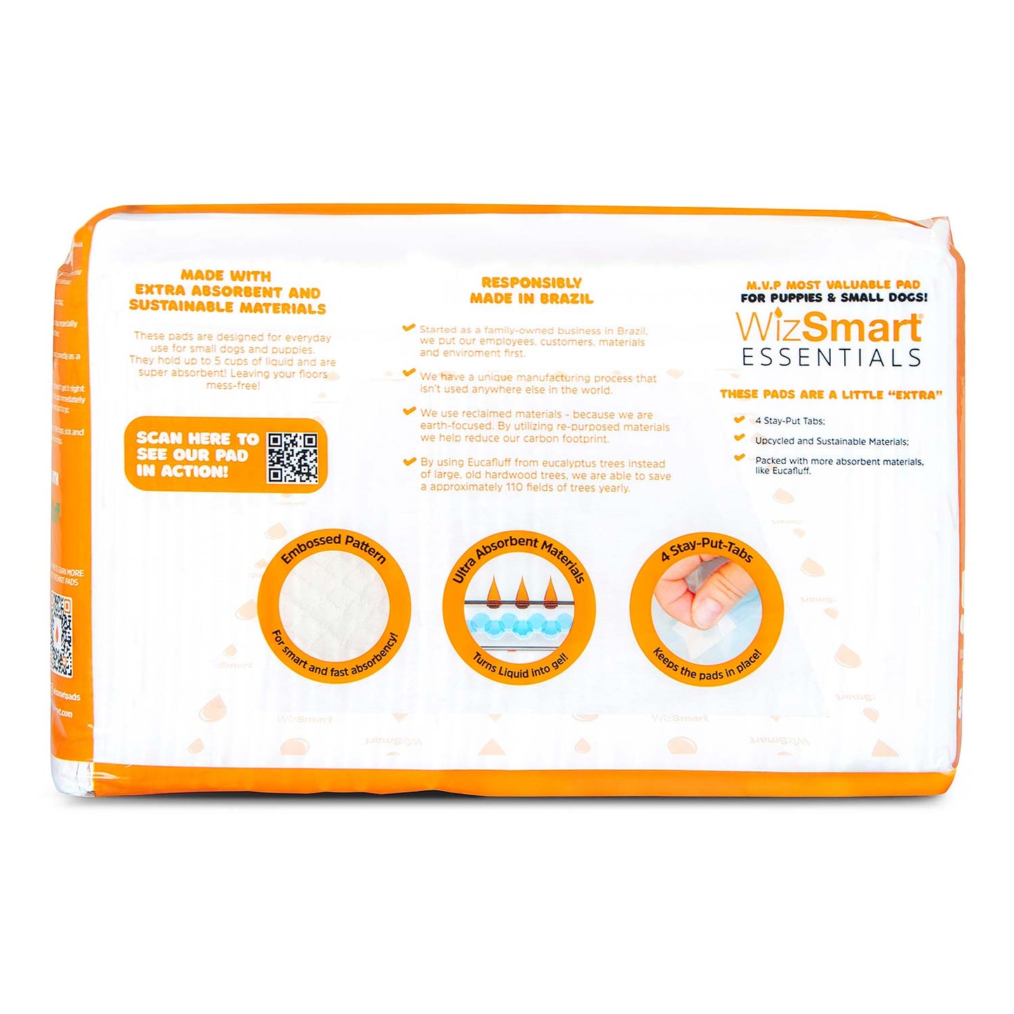 Empapadores de entrenamiento WizSmart Essentials para perros grandes y cachorros