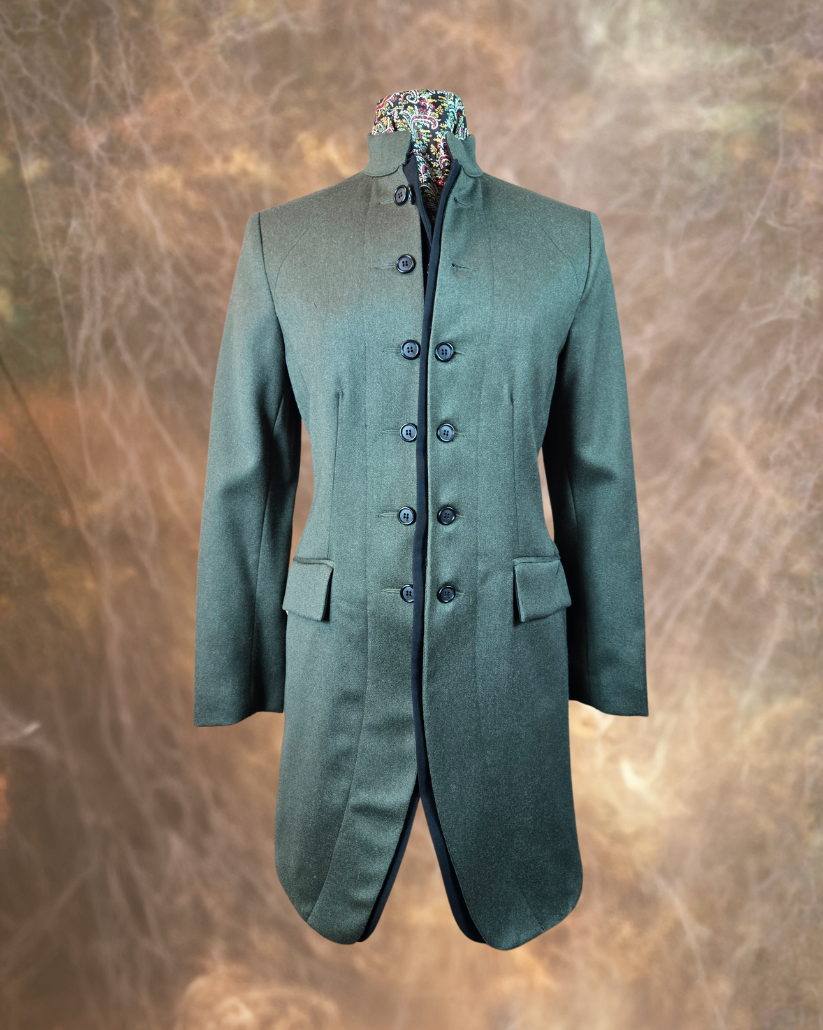 Abrigo militar de mujer - Oliva