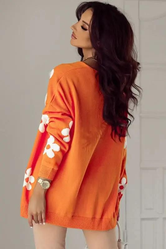 Sweaters YNIQUE Women Floral Print Knitted Open Front Cardigan - Premium Quality Product | Fast Shipping & Returns