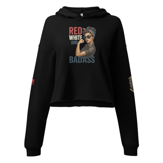 RWB Crop Hoodie