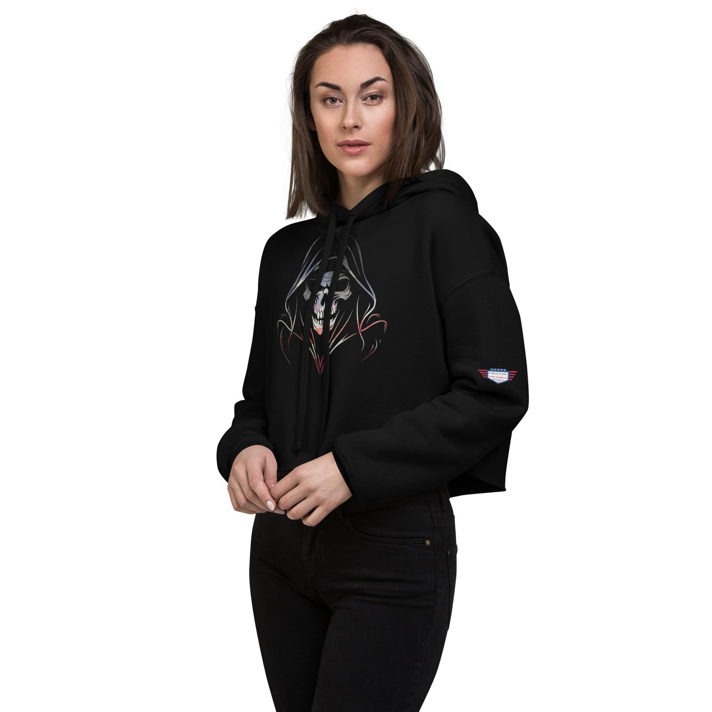 Reaper - eco Cropped Hoodie