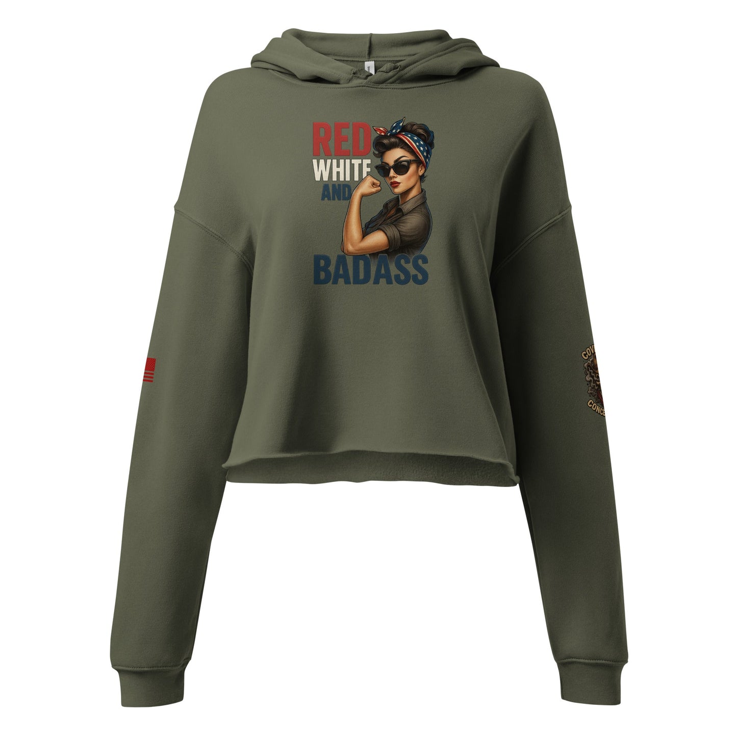 Sudadera corta con capucha RWB