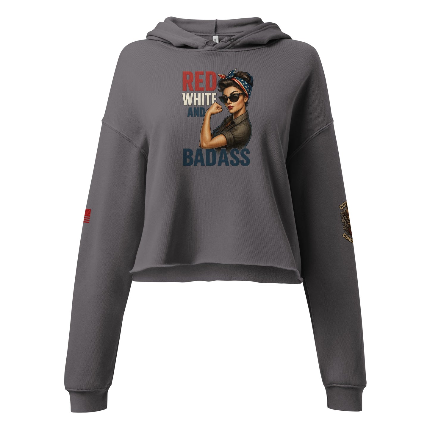 Sudadera corta con capucha RWB