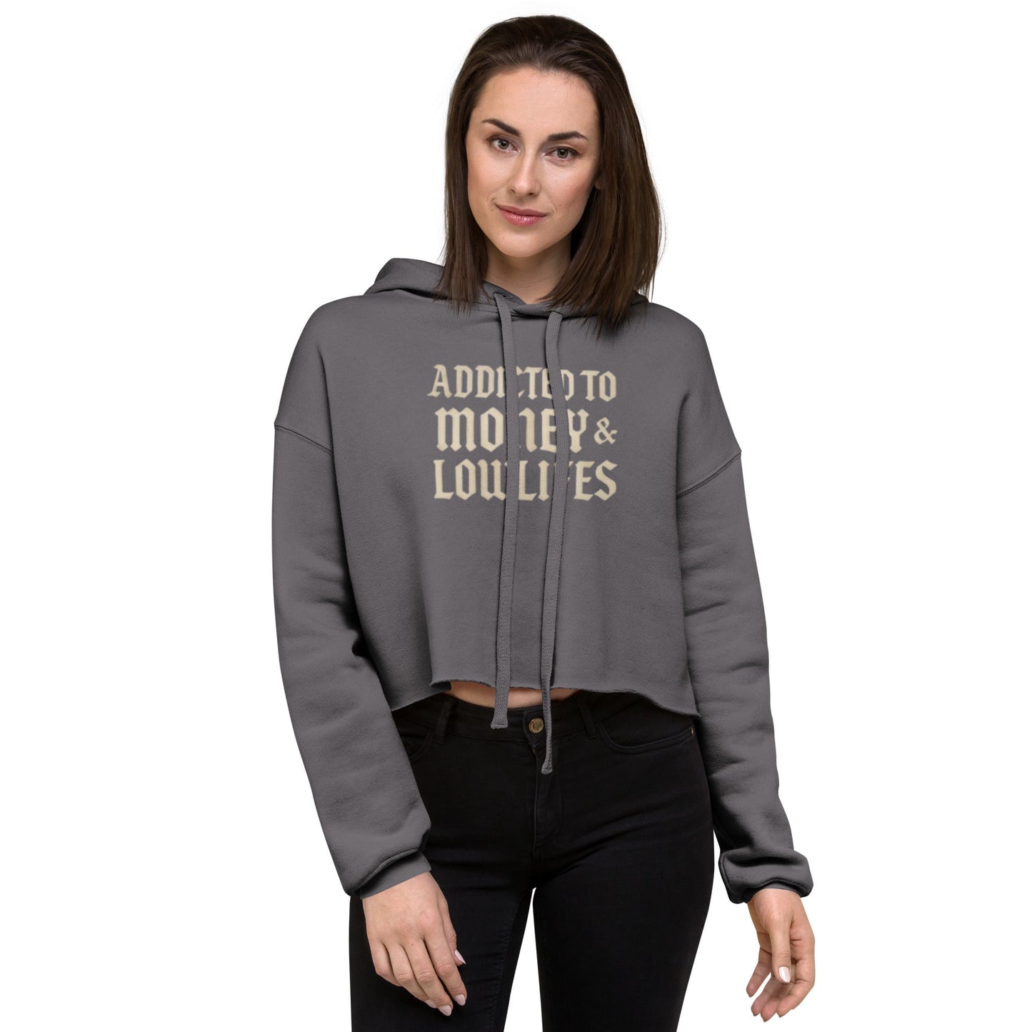 Addicted Crop Hoodie