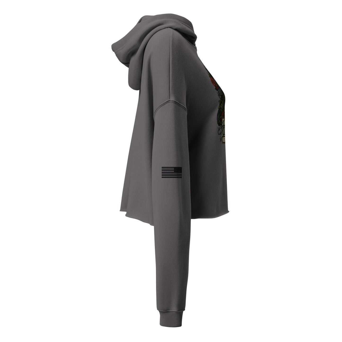 Straight Outta Nightmares Crop Hoodie