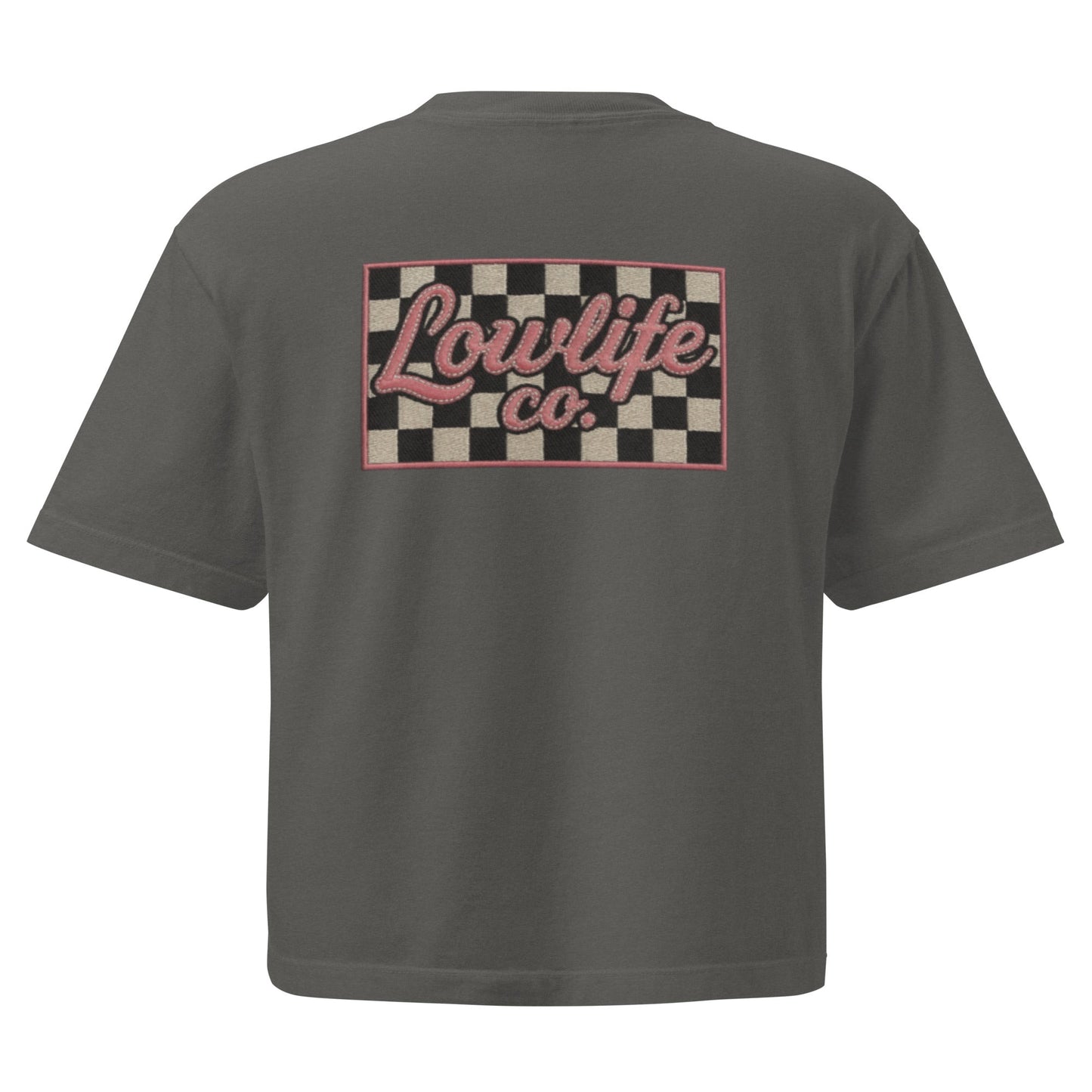 Lowlife Co Checkered Crop