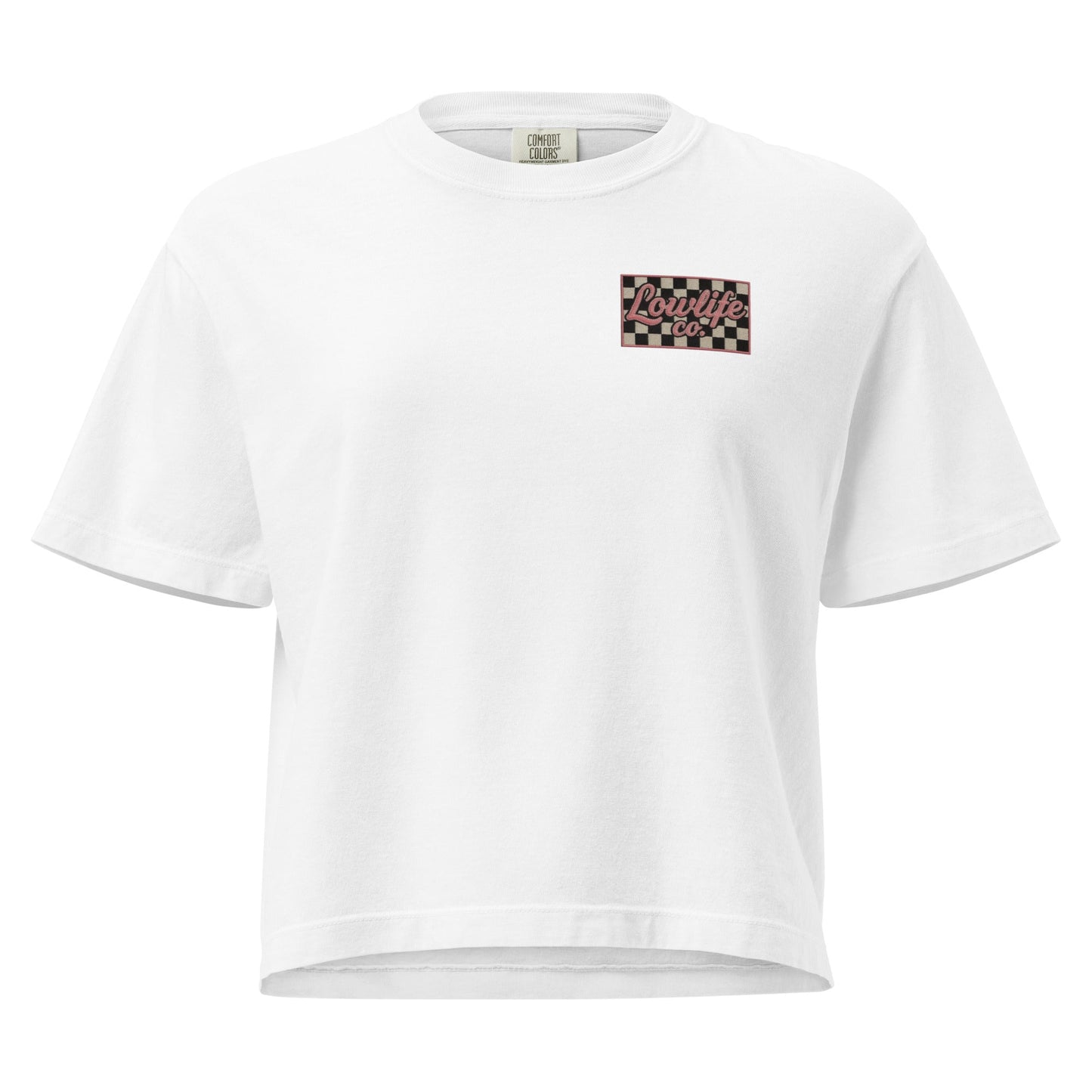 Lowlife Co Checkered Crop