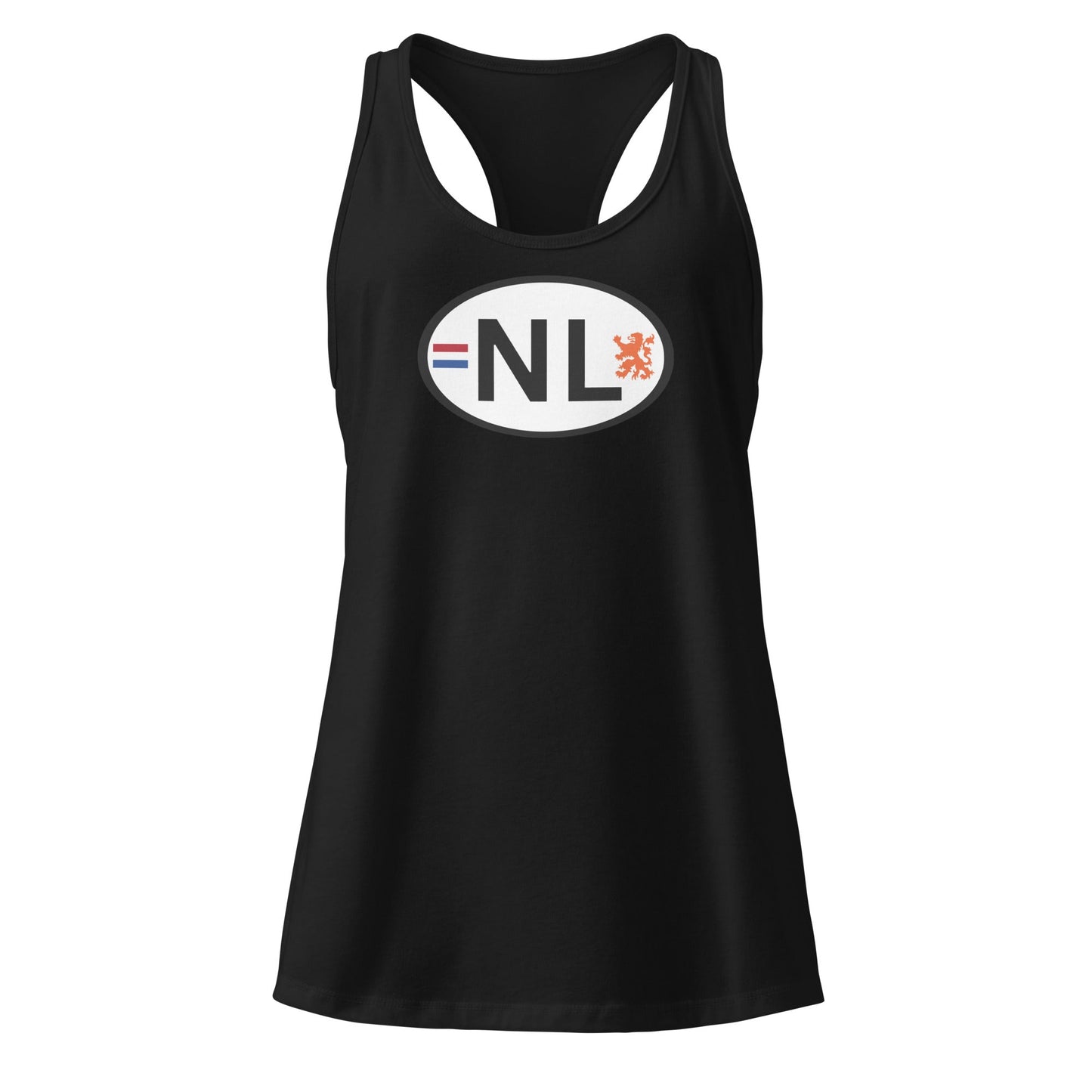 NL - Camiseta sin mangas ajustada de espalda nadadora para mujer