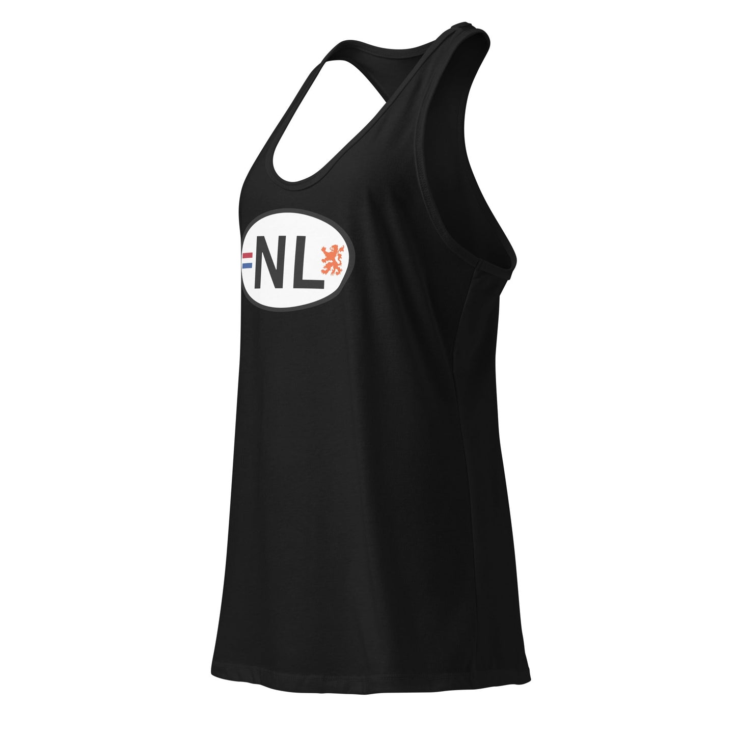 NL - Camiseta sin mangas ajustada de espalda nadadora para mujer