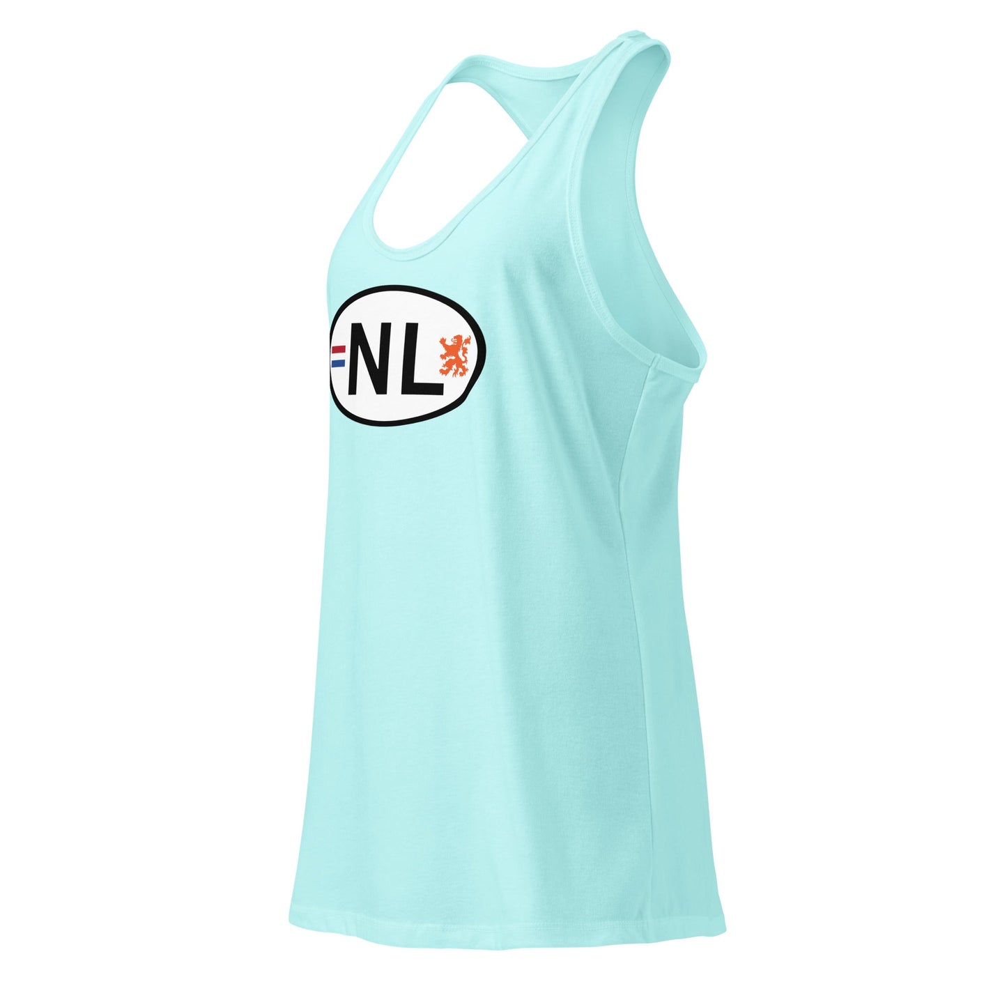 NL - Camiseta sin mangas ajustada de espalda nadadora para mujer
