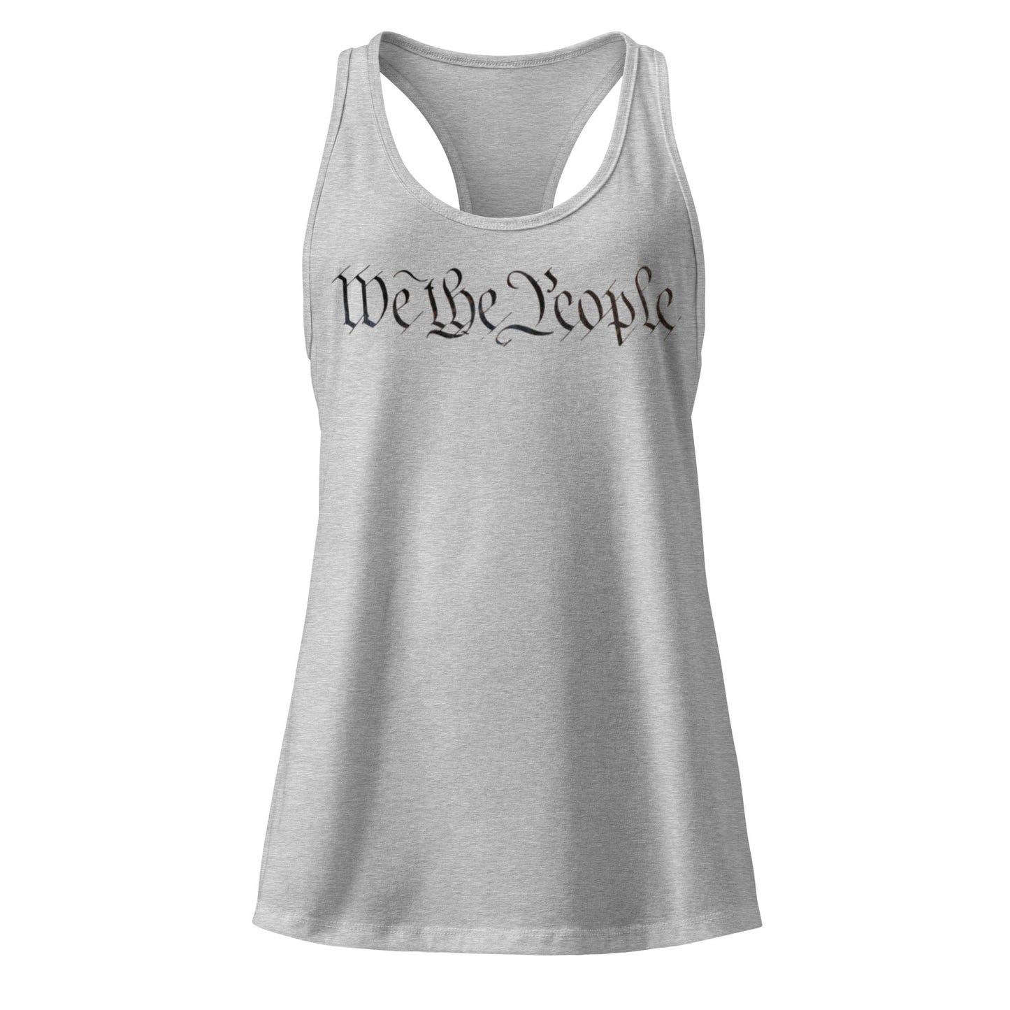 We the People - Camiseta sin mangas ajustada con espalda deportiva para mujer