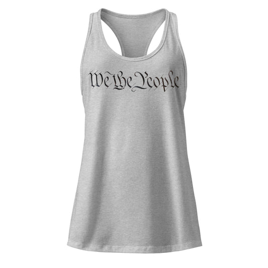 We the People - Women’s fitted racerback tank top