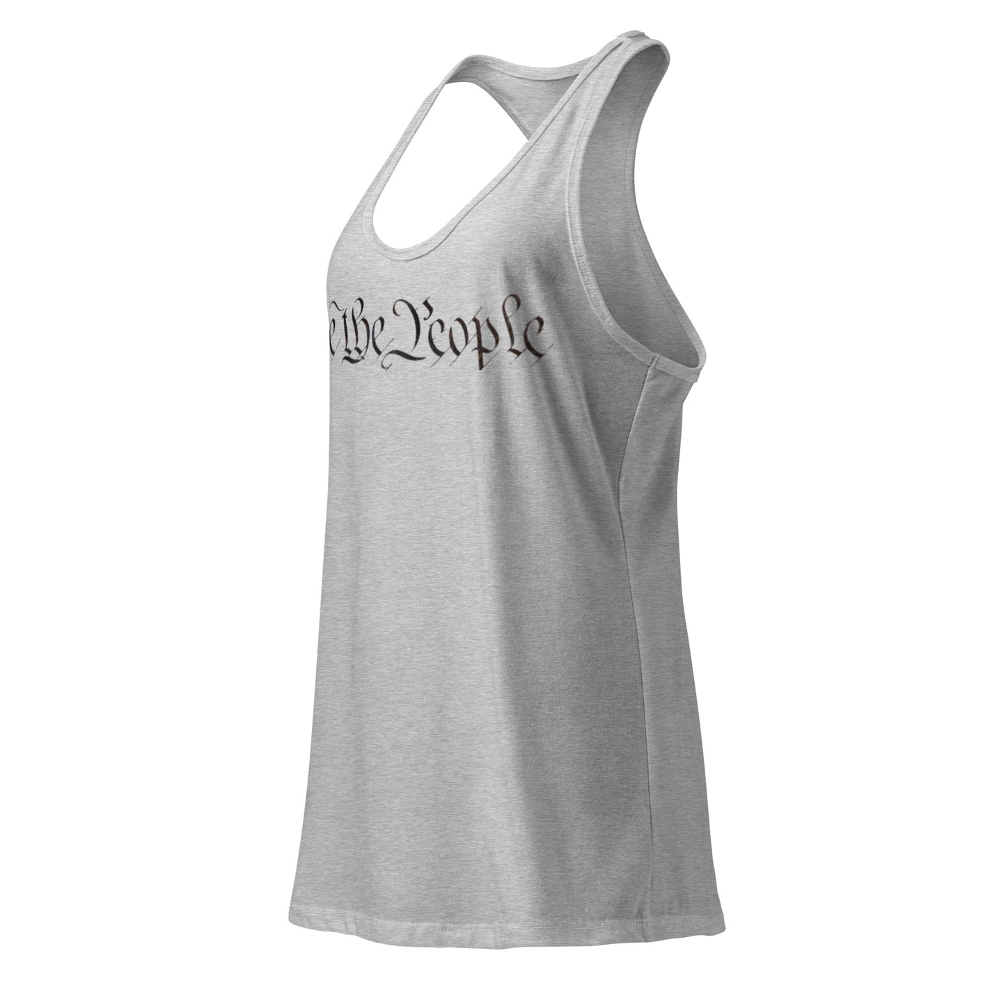 We the People - Camiseta sin mangas ajustada con espalda deportiva para mujer